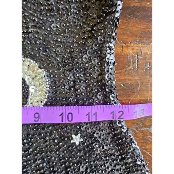 Little Attitudes by Debra Green Hand-Beaded Sequin A-Line Dress, Pageant SZ 7 - Picture 15 of 16